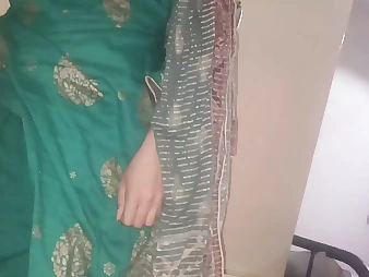 Indian Bhabhi yells in delight as she gets her cock-squeezing twat pulverized in various positions