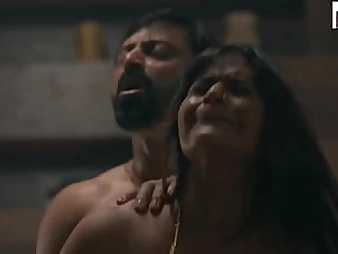 Son-in-law drills Indian starlet stepmother Mohinibob & creampies her fuckbox fledgling in real Hindi audio