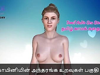 Tamil Audio Fuck-a-thon Story - 4 steamy stunners with thick funbags and cock-squeezing cabooses get down and muddy