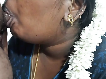 Desi wifey bj's like a pro in homemade Tamil flick