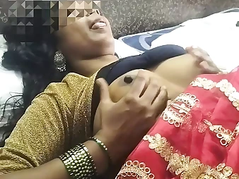 Super-steamy Tamil wifey yells loudly while getting her cock-squeezing beaver banged by her husband