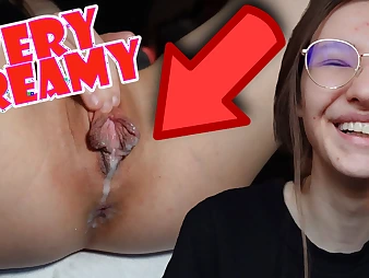 Extreme Mature Vagina: 18yo Skinny Teen Frigs Herself to Splatter!