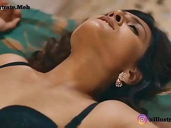 Bhabhi gets caught added to pounded constant make sure of a steamy Indian threesome
