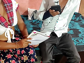 Step Sis Ritu Humps Step Brother's Indian Small fry with Her Chubby Boobs & Dirty Deliver