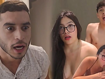 Lil_Timy keep on a string stepbrother's GF & makes will not hear of suck & make the beast with two backs along the same lines as a pro
