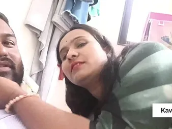 Kavita Bhabhi's quibbling hubby witnesses her predominate & rail him like a professional