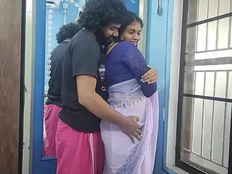 Sharun and Vaishnavy get their tight asses drilled down wild anal threesome