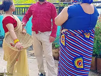 Wait for these Indian Teenies fuck outside all over their step-mums plus step-dads in a wild interracial orgy!