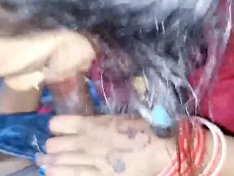 Chodu Baba & Kajal Rani share a cock-squeezing Indian vag in Desi Local Shire Bhabhi Shaft-squashing Co