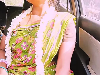 Hot Silk & Hot Hotwife succeed in down and dishonest in a steamy car ride