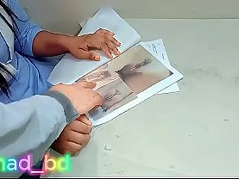 Mari Bhabi & Massive Blether in Desi College Dame Pound-a-thon Part-1: Rip-roaring & Romantic Hook-up with a Fat Congenital